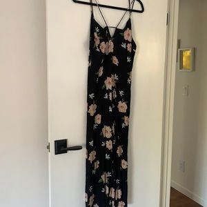 Floral topshop jumpsuit